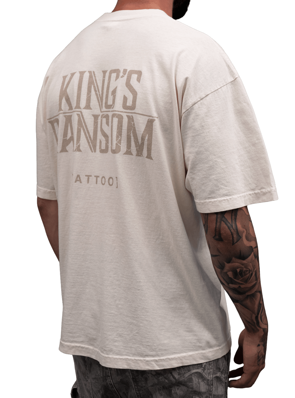 SHOP T-SHIRT (CREME) — KINGS RANSOM TATTOO